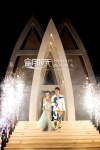 巴厘岛婚礼婚纱照_丽思卡尔顿教堂